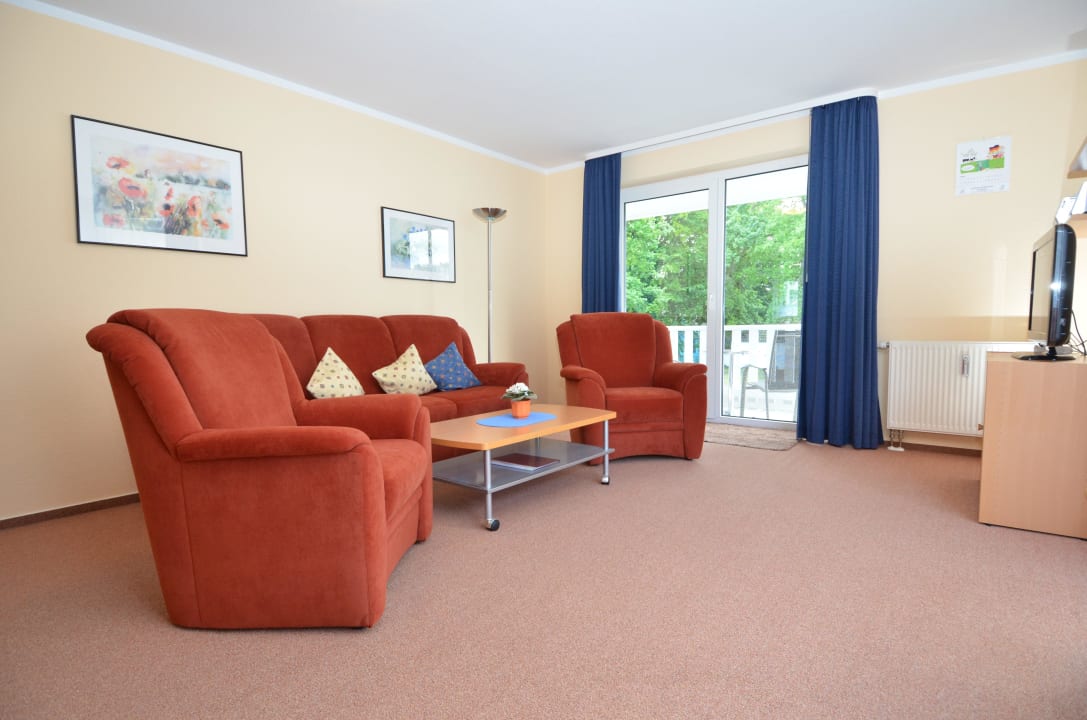 Der Wohnraum der WG 1 der Ferienwohnungen Schulte. Ferienwohnung Schulte - WG 01