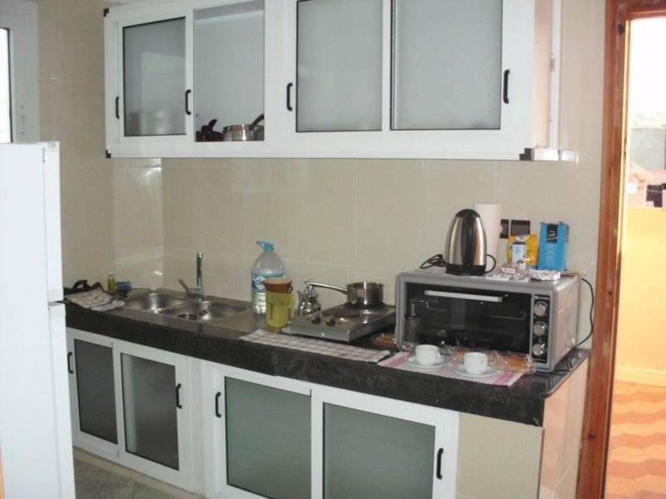 Küche im selbstaufbereitetem Zustand Residenz Amwaj