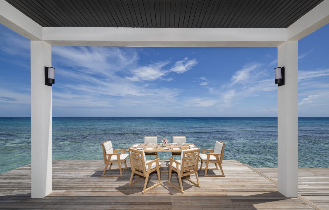 Ausblick Naladhu Private Island Maldives