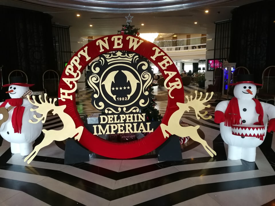 Deko im Eingangsbereich Hotel Delphin Imperial