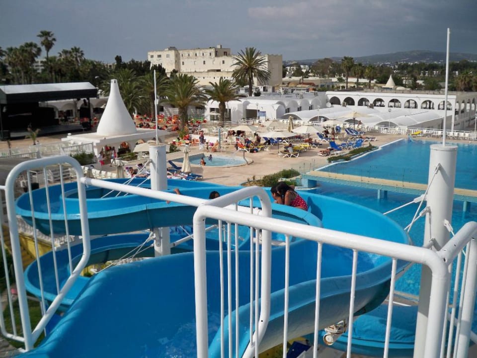 Wasserrutsche am Pool Samira Club
