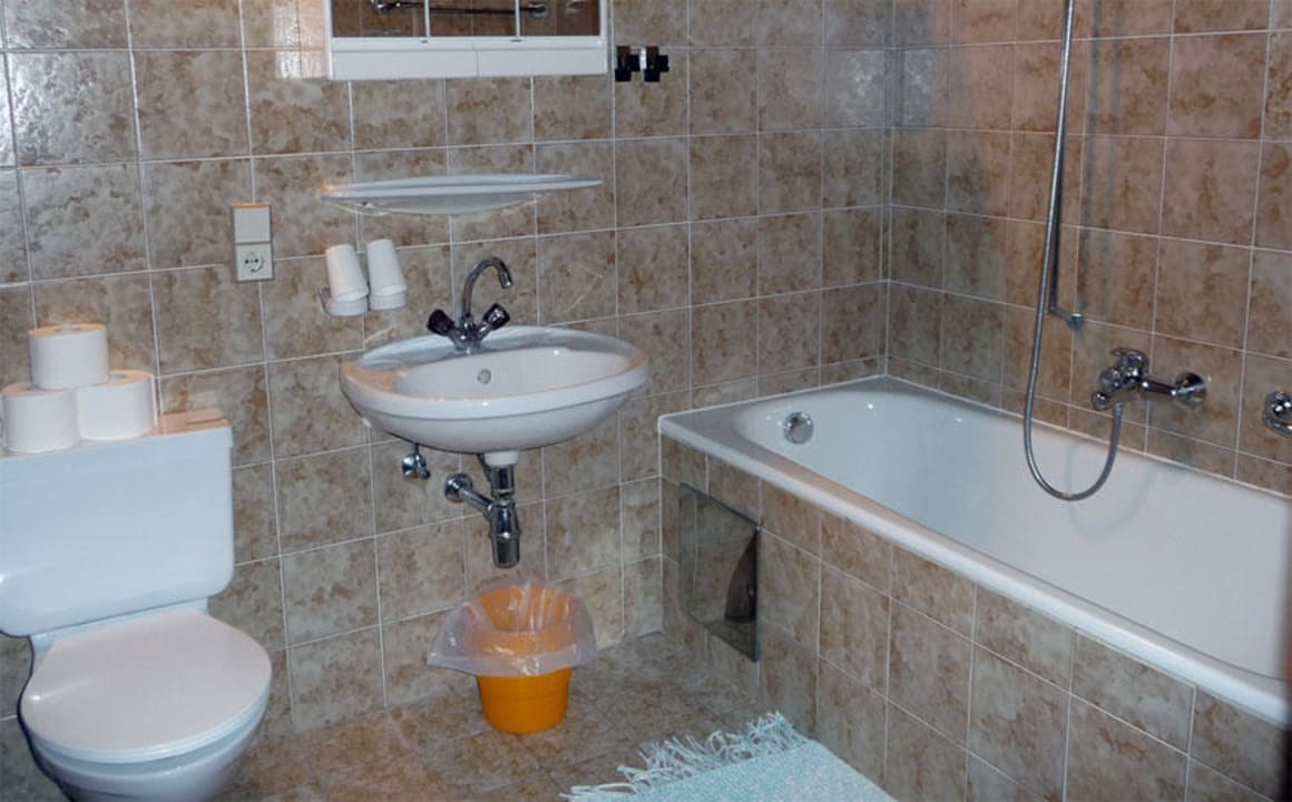 Bad in den Ferienwohnungen Appartmenthaus Sonnenhof