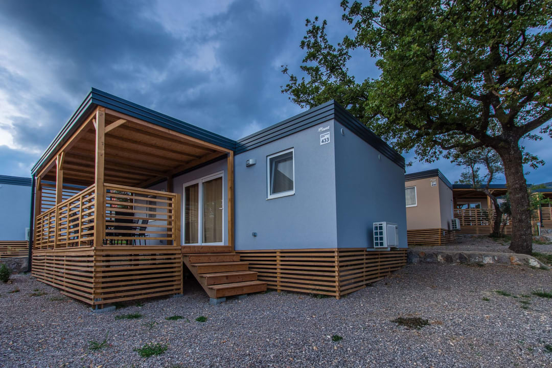 Außenansicht Mobile Homes Mediteran kamp in Camping Selce