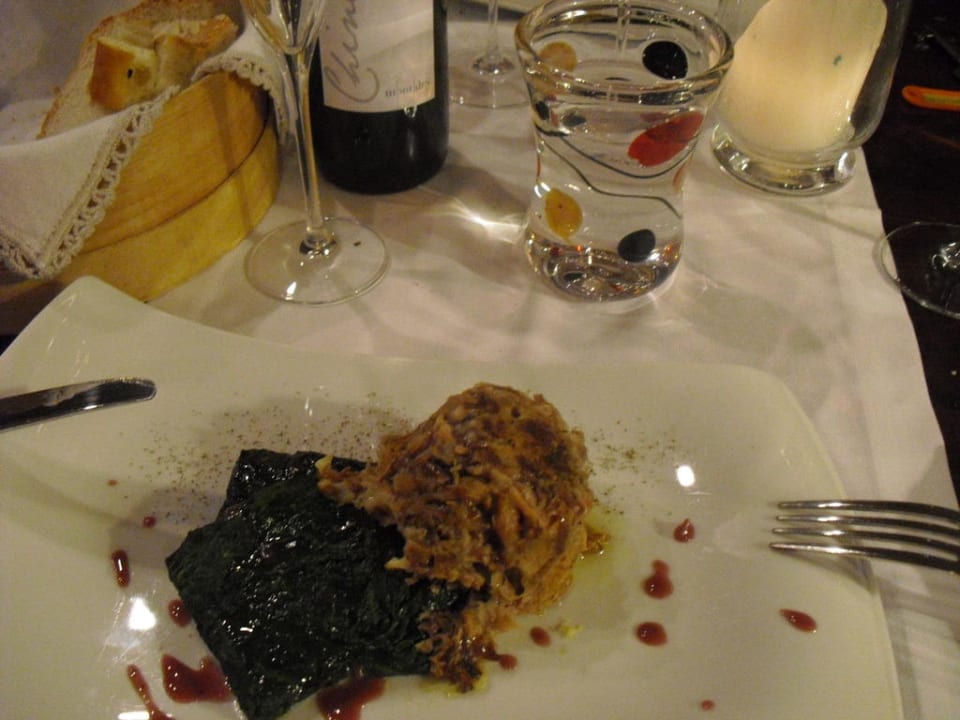 Hauptgang 1.Menü Agriturismo Montalto