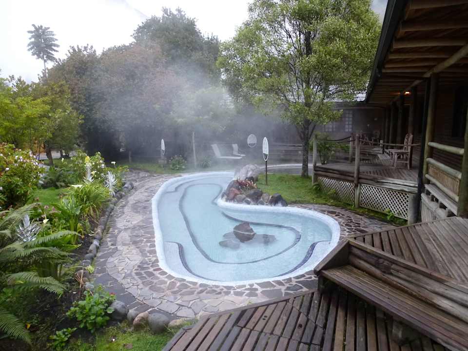 Warme Pools direkt vor den Zimmern Hotel Termas de Papallacta