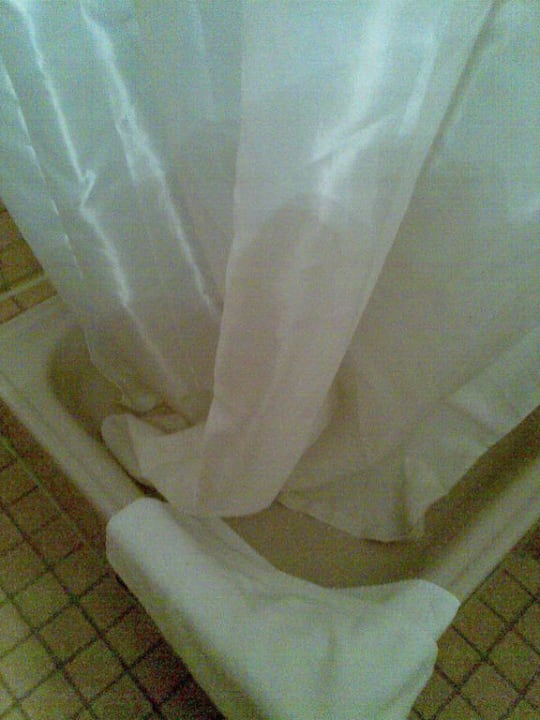 Ärgernis in der Badzelle Hotel Ritter St. Georg