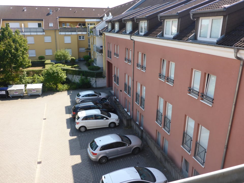 Zimmerausblick ACHAT Hotel Schwetzingen Heidelberg