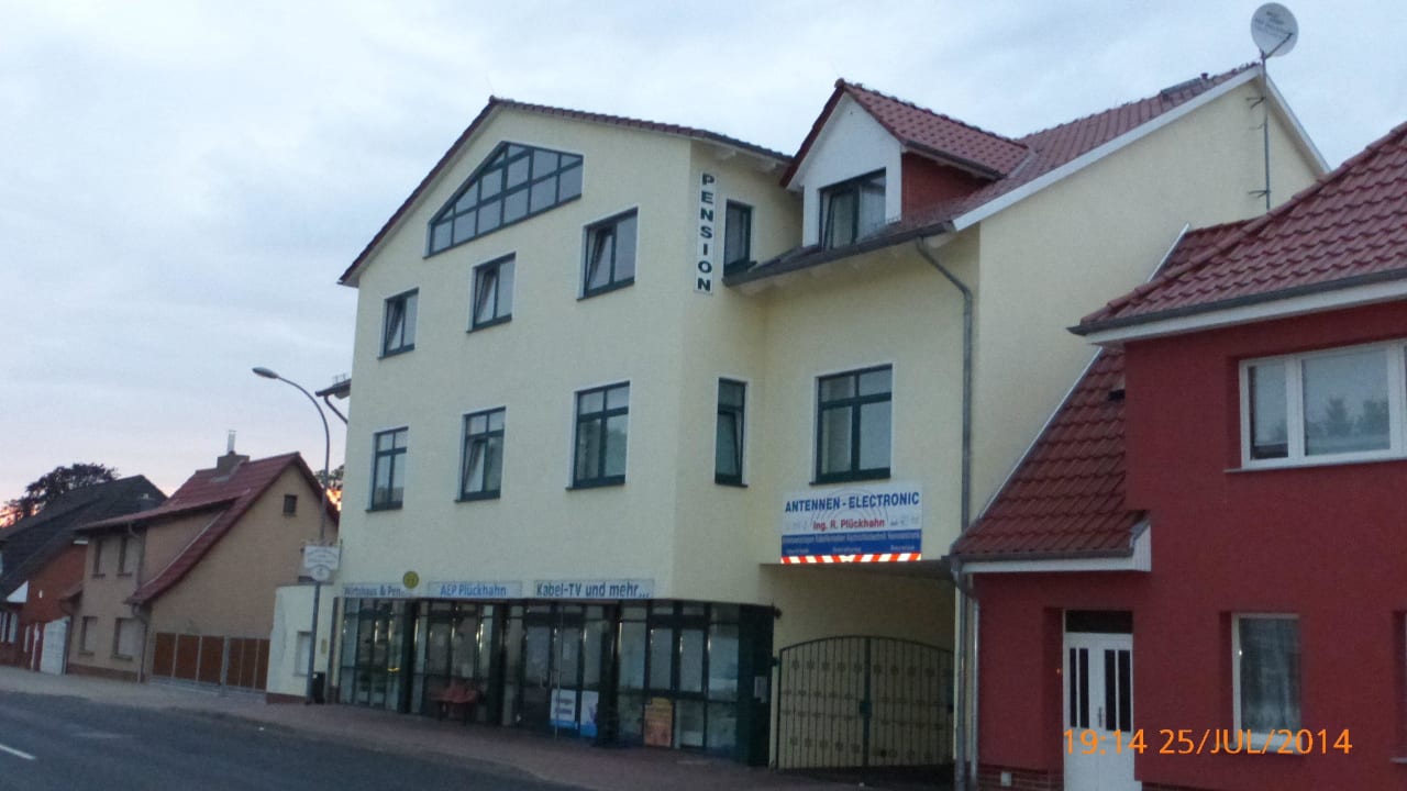 Außenansicht Pension Zum alten Schweden