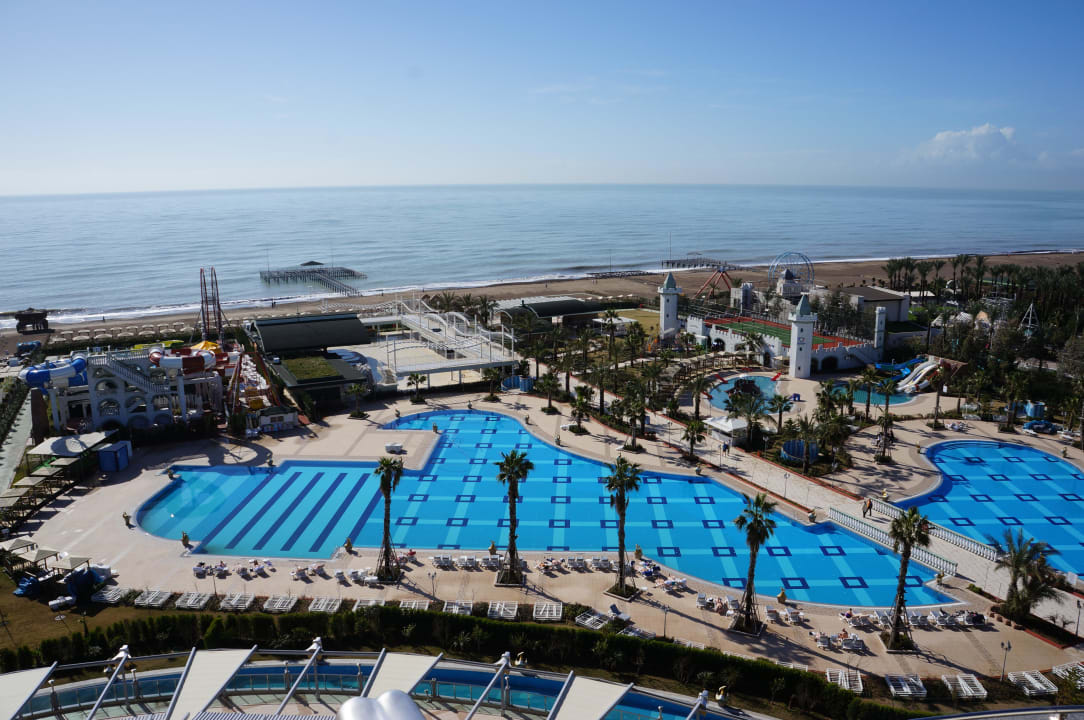 Blick vom Balkon Hotel Delphin Imperial
