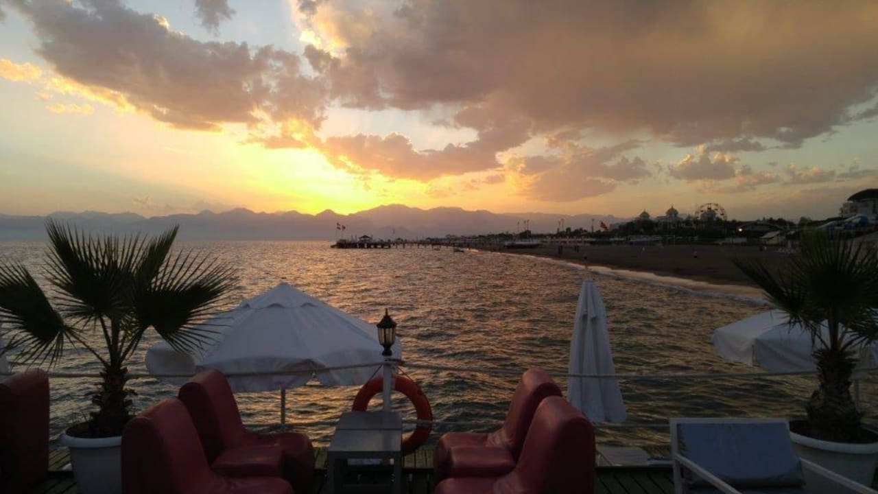 Sonnenuntergang Hotel Delphin Palace