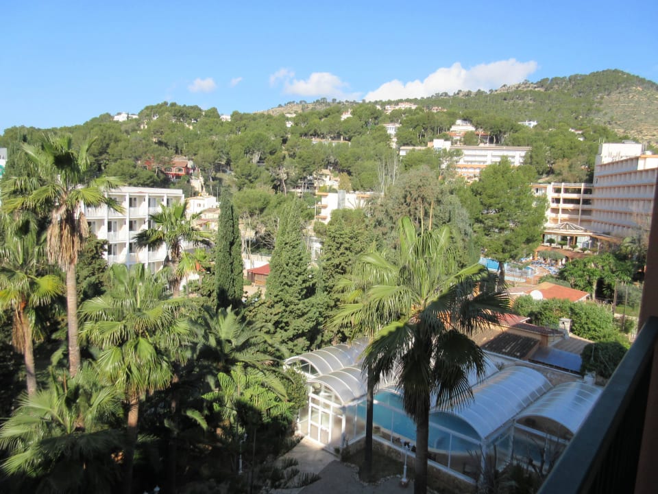 Ausblick von unserem Balkon Valentin Somni Hotel & Suites