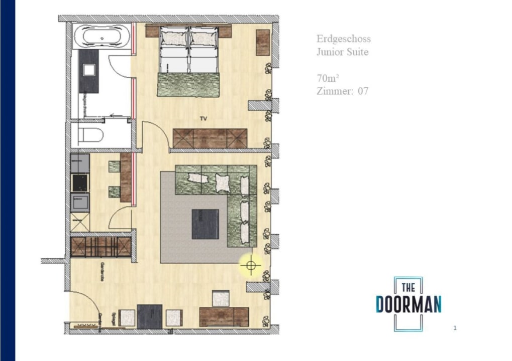 Zimmer The Doorman Welle Frankfurt am Main