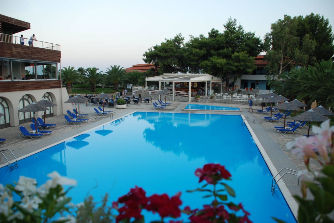 Blick aus Restaurant Blue Dolphin Resort Hotel