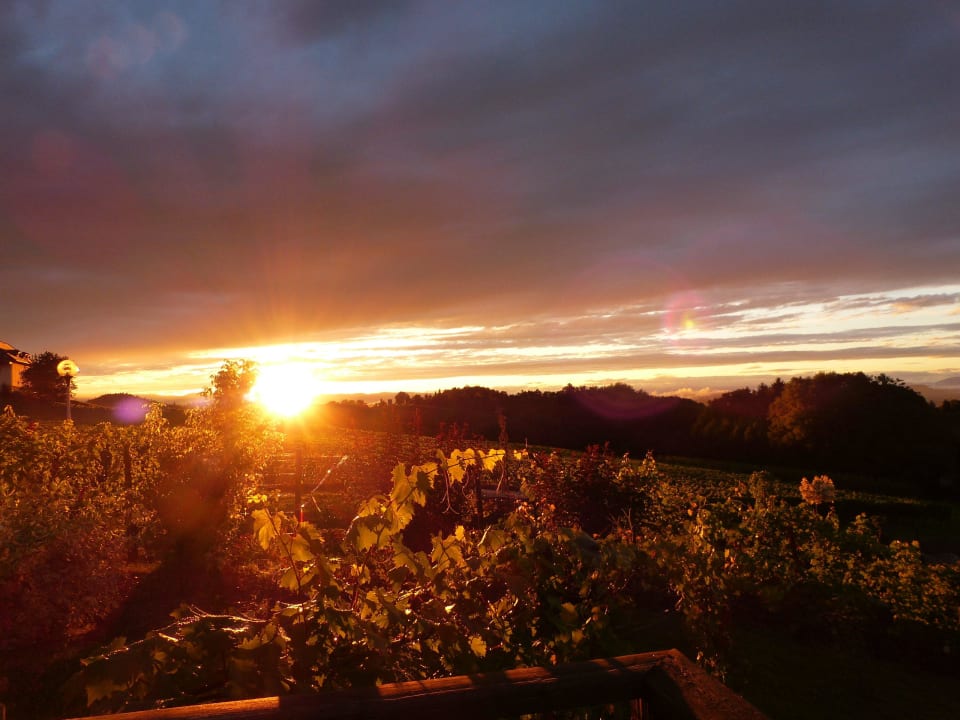 Sonnenuntergang Ratscher Landhaus