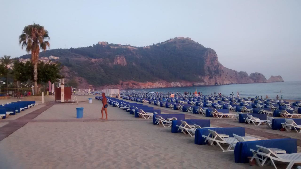 Strandabschnitt 4 für die Hotelgäste Hotel Kahya