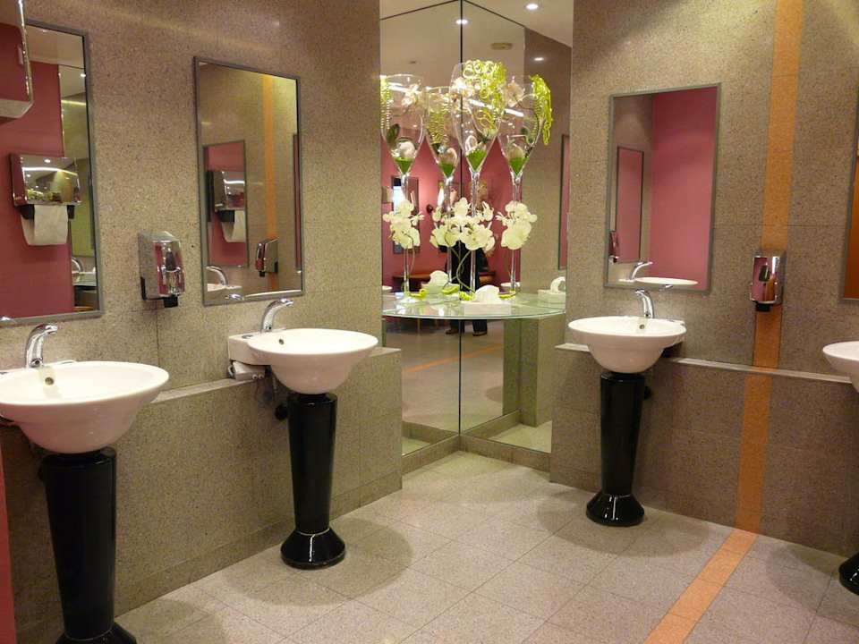 Dans les toilettes pour dames Courtyard by Marriott Paris Roissy Charles de Gaulle Airport