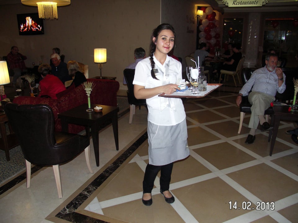 Immer ein Lächeln beim Service Aydinbey Kings Palace & Spa