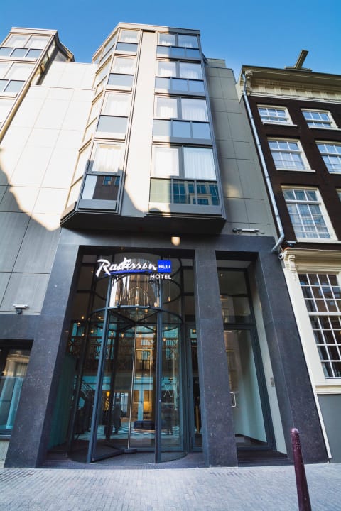 Facade Radisson Blu Hotel, Amsterdam City Center
