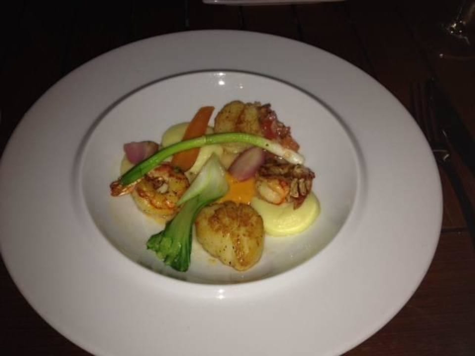 Jakobsmuscheln & Garnelen  Hotel Holland House