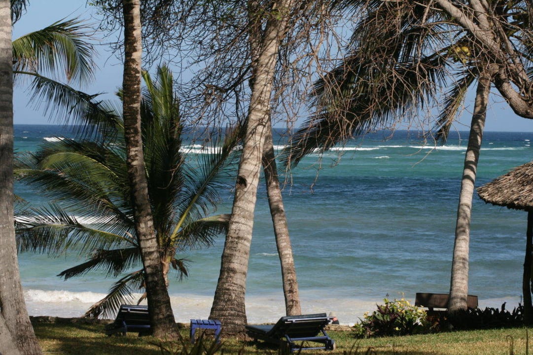 Blick vom Garten auf das Meer Kaskazi Beach Resort