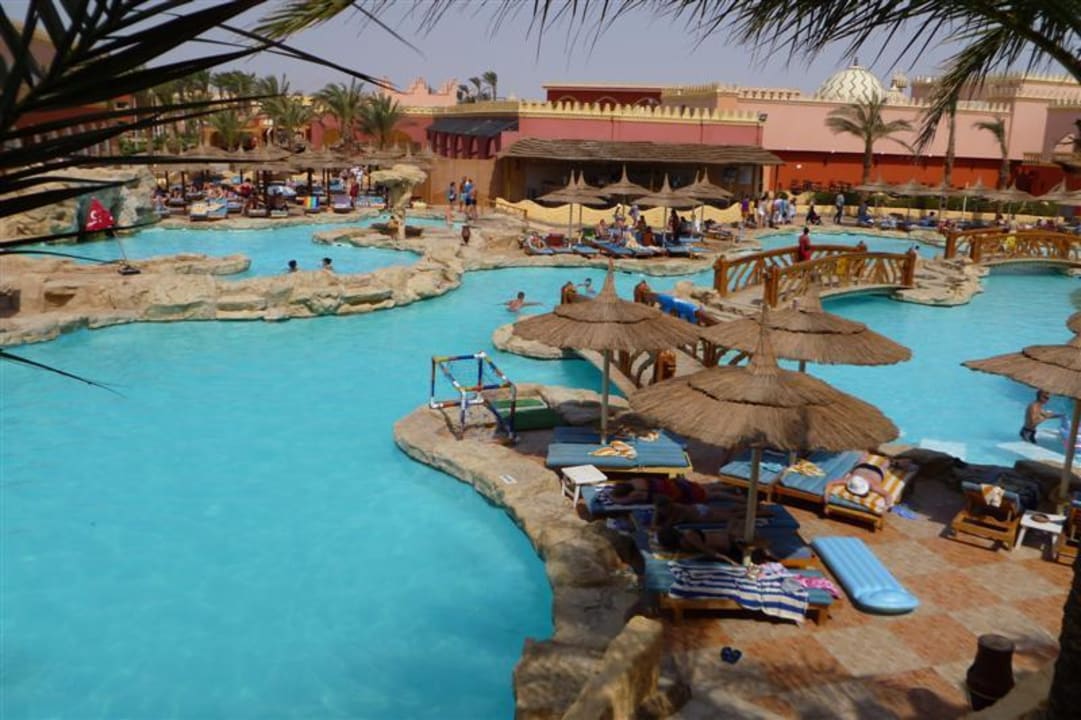 Hauptpool Pickalbatros Alf Leila Wa Leila Resort - Neverland Hurghada