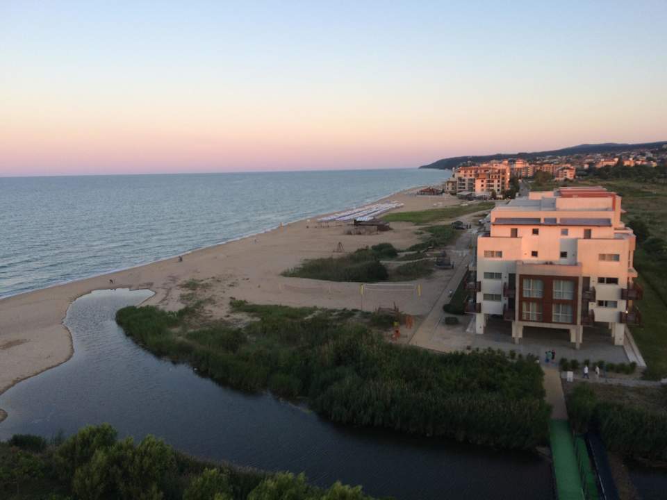 Abendlicher Blick vom Balkon Zimmer 2611 Sol Luna Bay