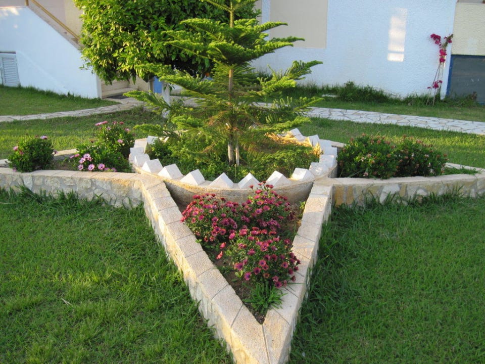 Gepflegter Garten Hotel Albatros