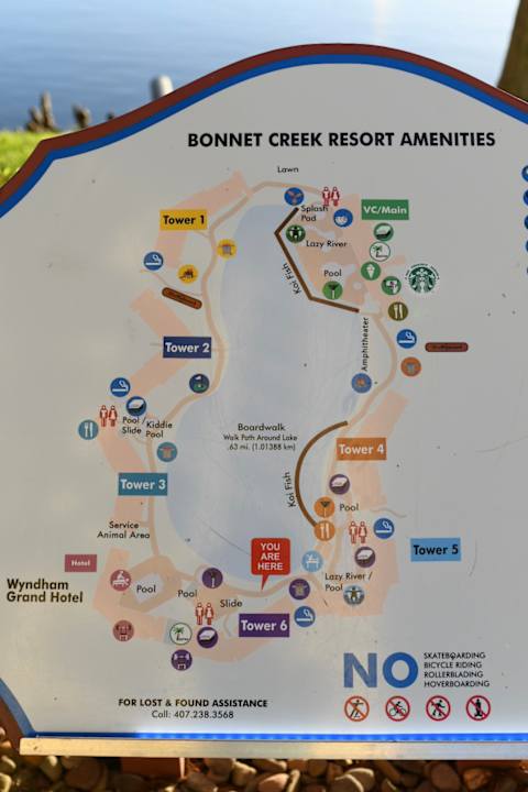 Gartenanlage Wyndham Grand Orlando Resort Bonnet Creek