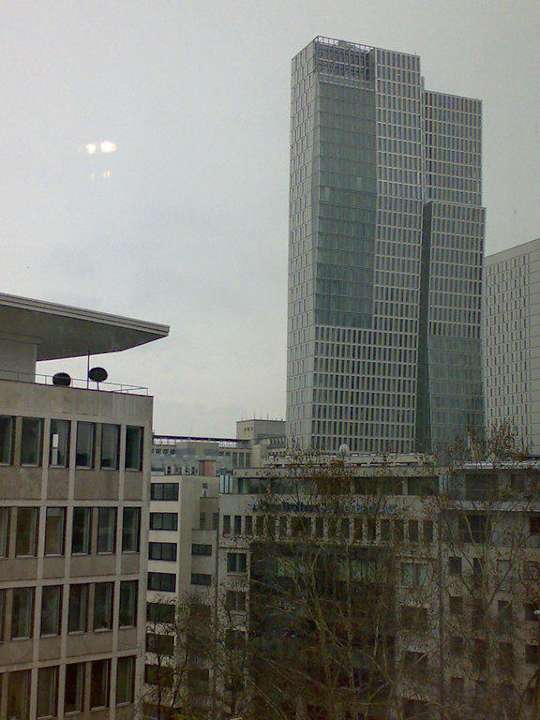 Blick aus dem Zimmer Hilton Frankfurt City Centre