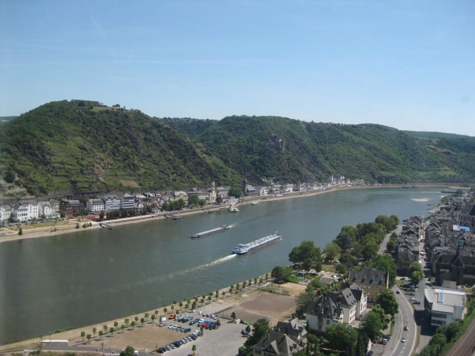 Blick aus dem Zimmer Hotel Schloss Rheinfels