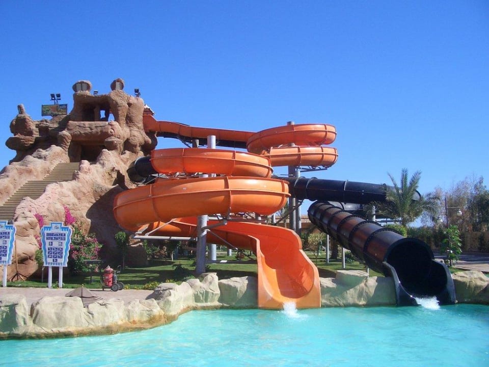 Eine der vielen Rutschen Pickalbatros Aqua Blu Resort - Sharm El Sheikh