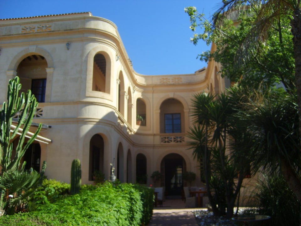 Ansicht vom Garten aus Hotel Palacio Sant Salvador