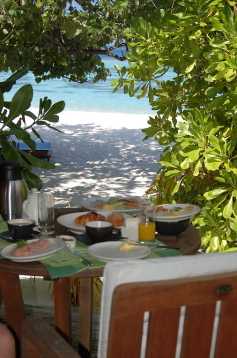 Strand Villa Nr. 1 Ausblick Mirihi Island Resort