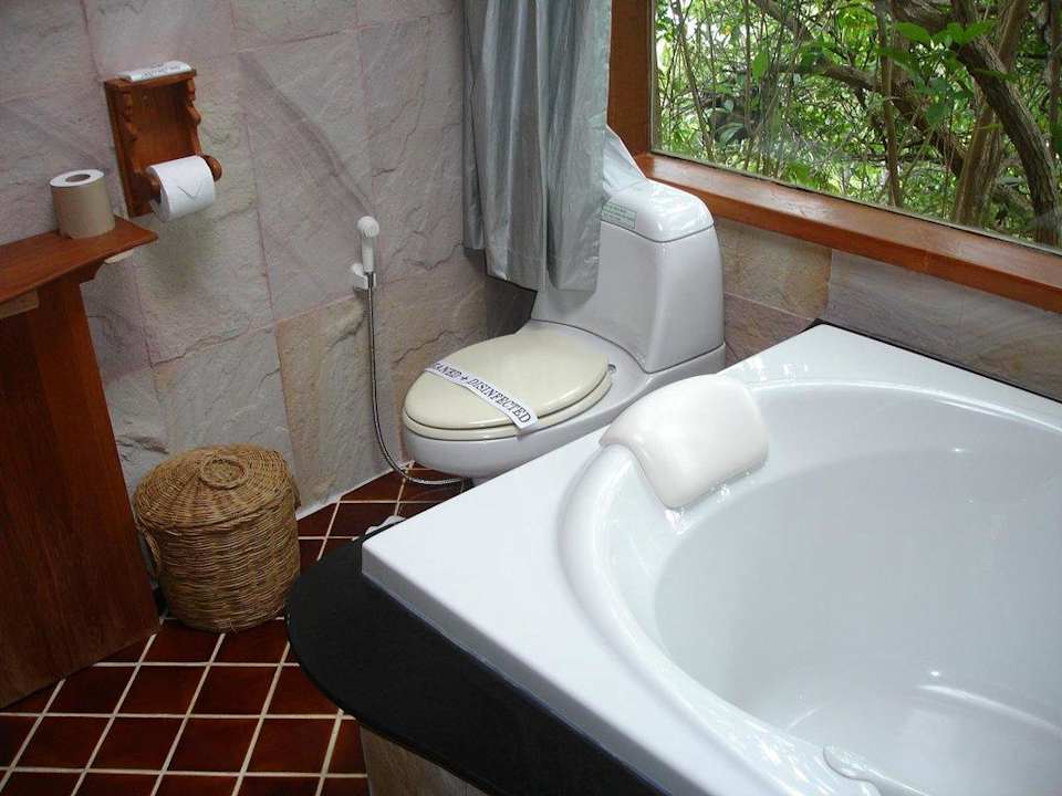 Badezimmer sehr sauber! Panviman Resort Koh Phangan
