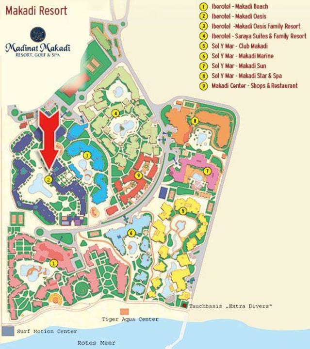 Anlagenkomplex Jaz Makadi Oasis Resort