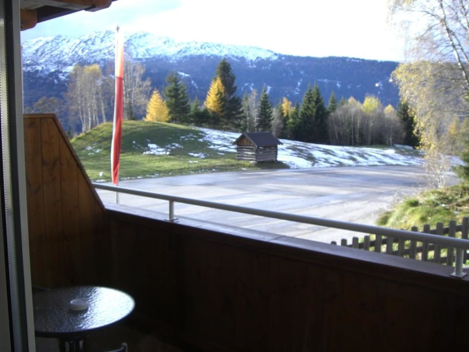 Ausblick von Balkon Hotel Andy