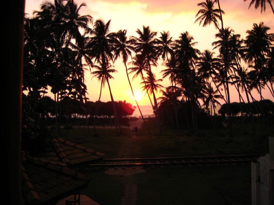 Sonnenuntergang am Hotel Wunderbar Wunderbar Beach Club Hotel