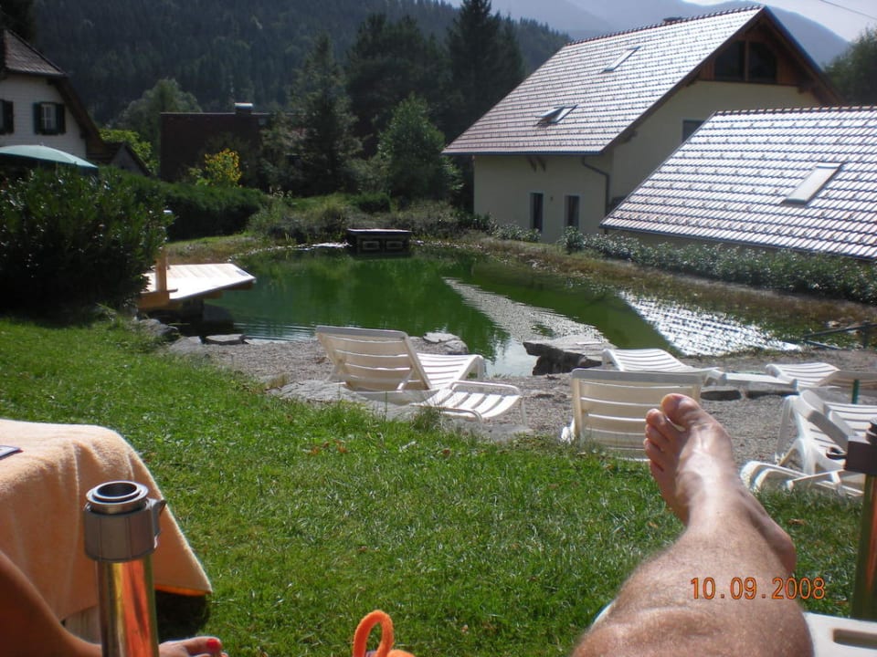 Wellness mit kleinem Badeteich Dilly - Das Nationalpark Resort