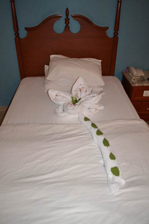 Bett dekoriert Titanic Beach Spa & Aqua Park