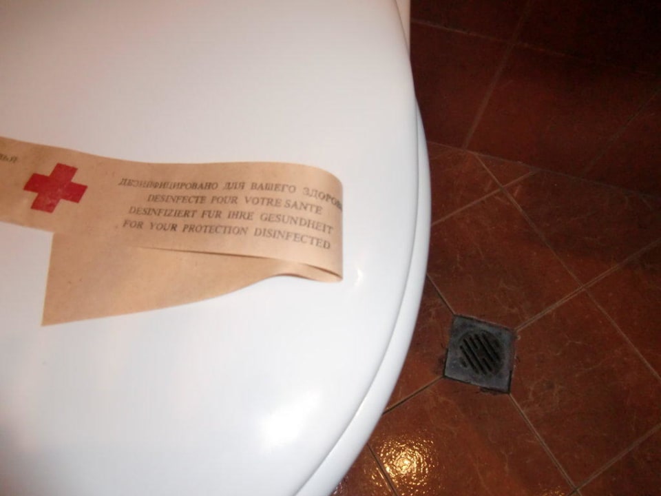 Toilette nicht gereinigt Hotel Pliska