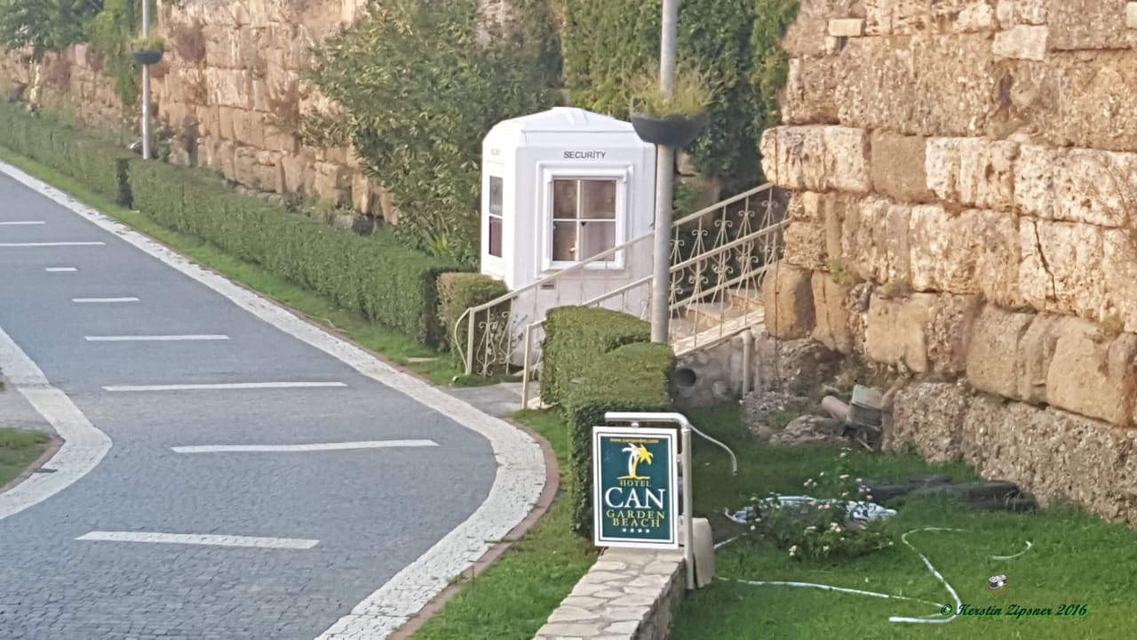 Security-Häuschen Can Garden Beach