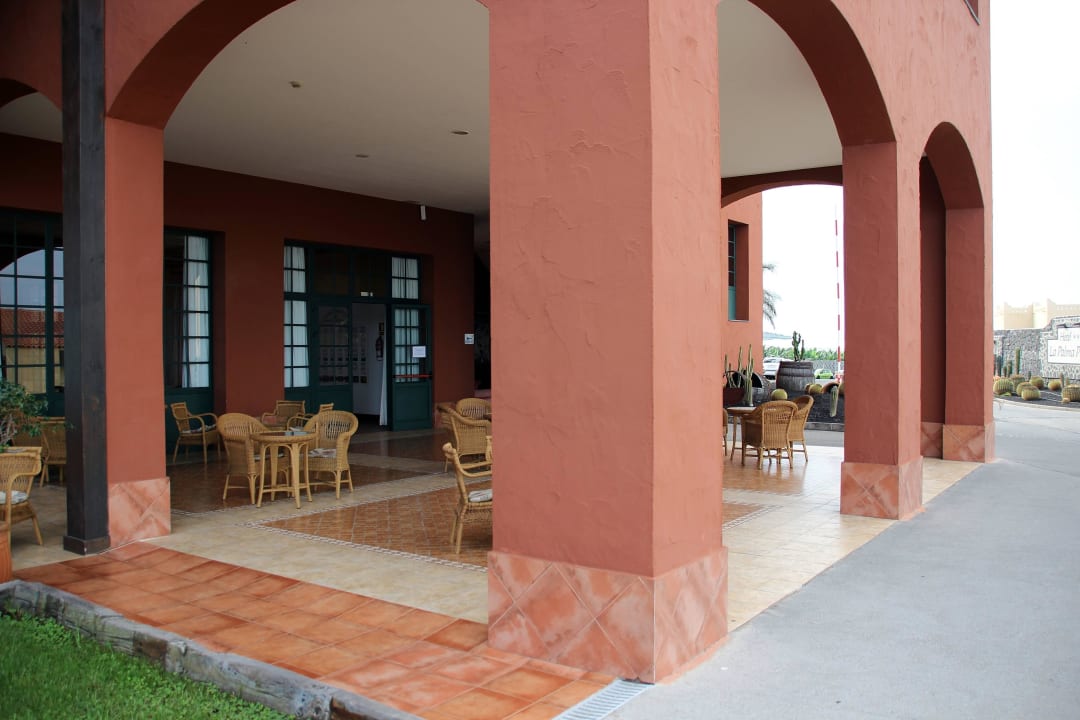 Hintereingang auf der Terrasse La Palma Princess