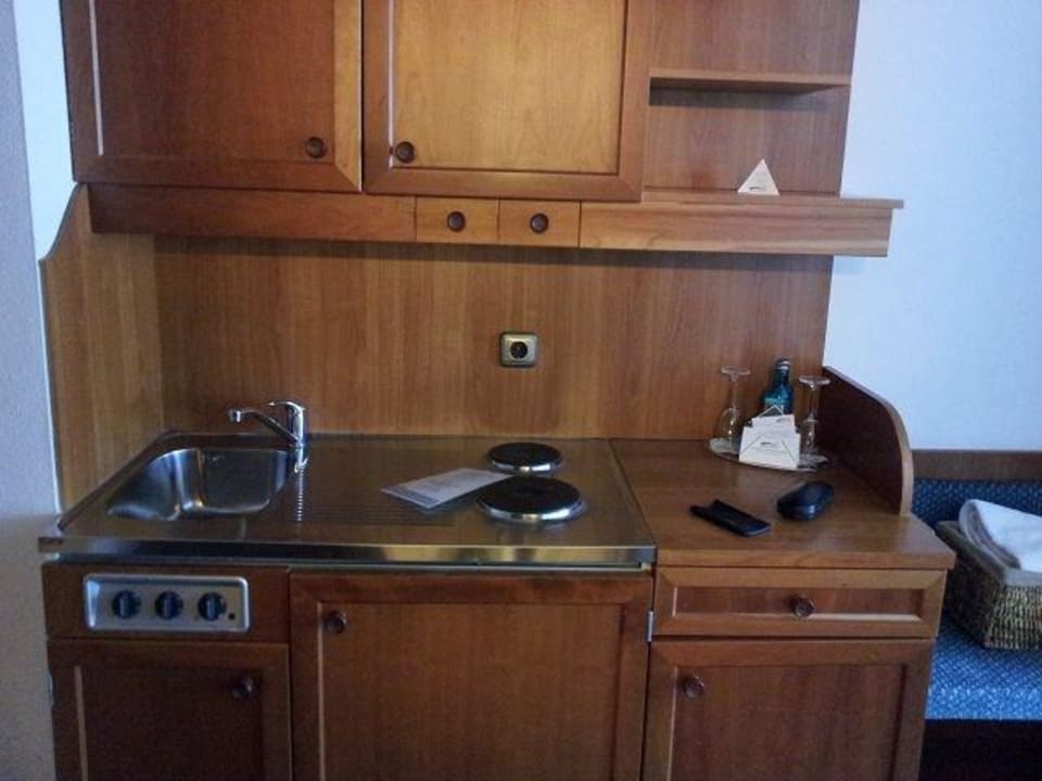 Miniküche mit Kühlschrank HYPERION Hotel Garmisch-Partenkirchen