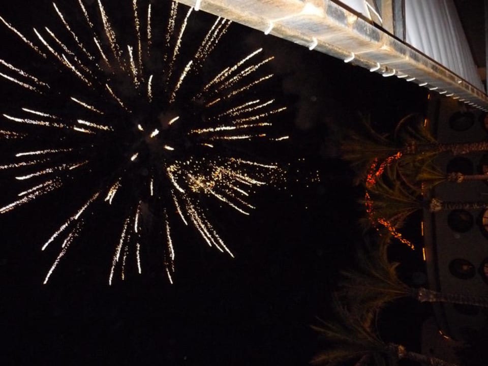 Feuerwerk über dem GMV Hotel LIVVO Volcan Lanzarote