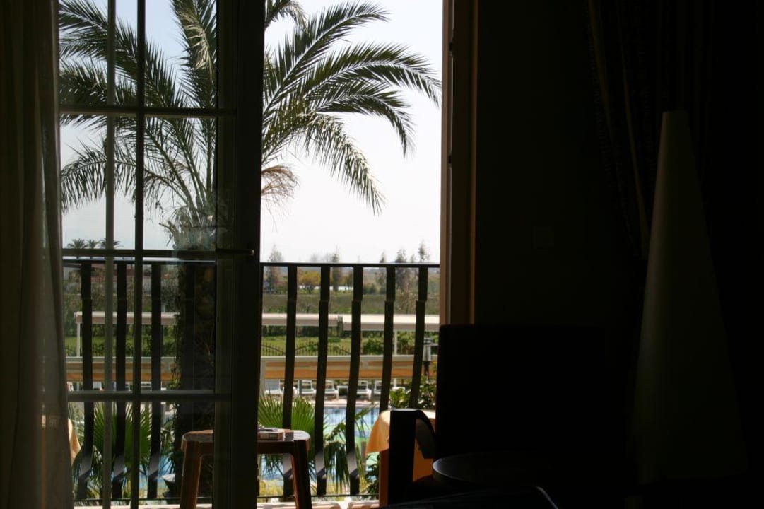 Blick aus dem Doppelzimmer(Poolseite) Ostern 2009 Belek Beach Resort Hotel