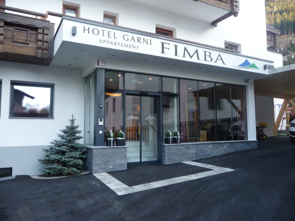 Eingangsbereich Hotel Garni Fimba