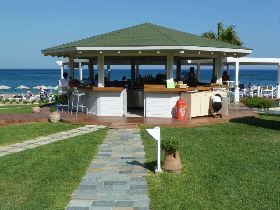 Beach-Bar mit Aussicht aufs Meer Rodos Palladium Leisure & Wellness