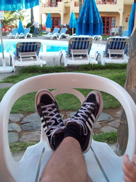 Entspannung auf der Terrasse Turbo Club