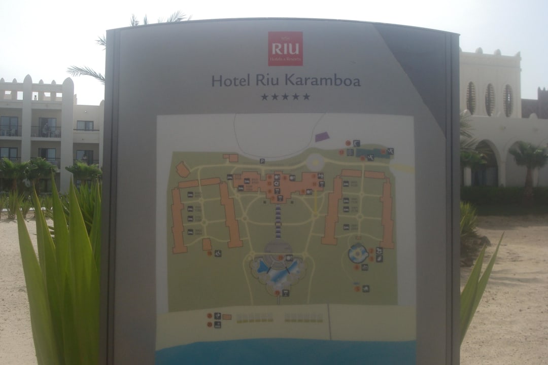 Lageplan der Clubanlage Hotel Riu Karamboa