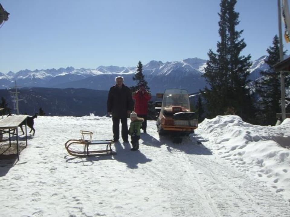 Rodelpartie in Leutasch Alpineas Appartement